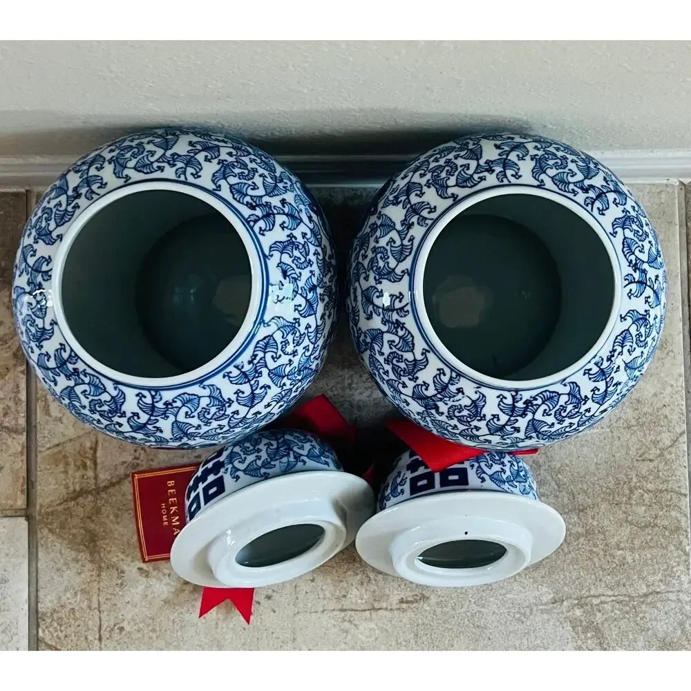 NWT❤️Double Happiness Temple Jar Large Set